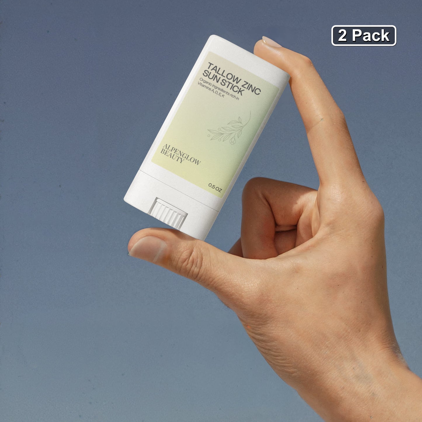 2 Pack Tallow Zinc Sun Stick