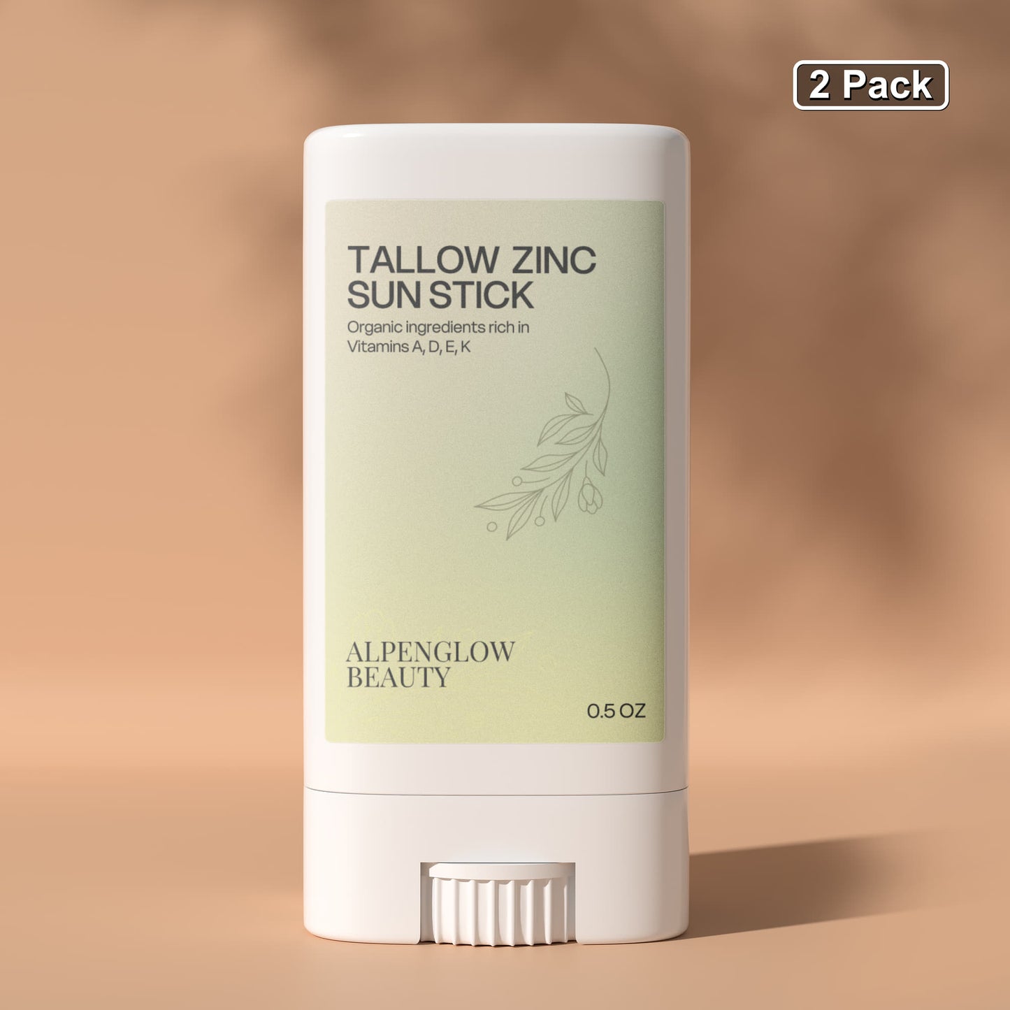 2 Pack Tallow Zinc Sun Stick
