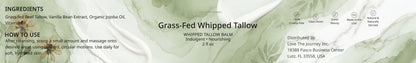 Grass-Fed Whipped Tallow